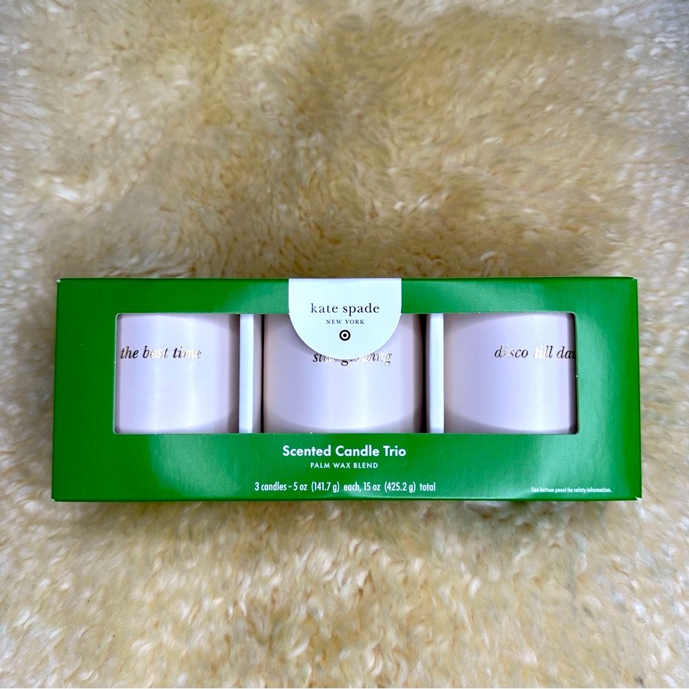 *KATE SPADE* x Target Scented Candle Trio NIB